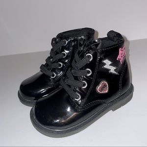 Harper Canyon Girls’ Black Booties